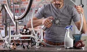 Quitar óxido de las bicicletas.