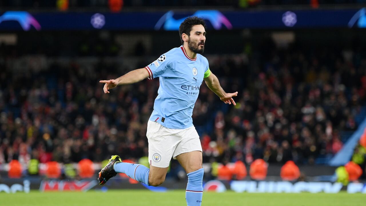 Ilkay Guendogan anotó el cuarto gol en el partido de Champions ante RB Leipzig.