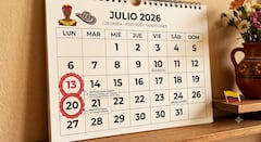 Calendario julio 2026