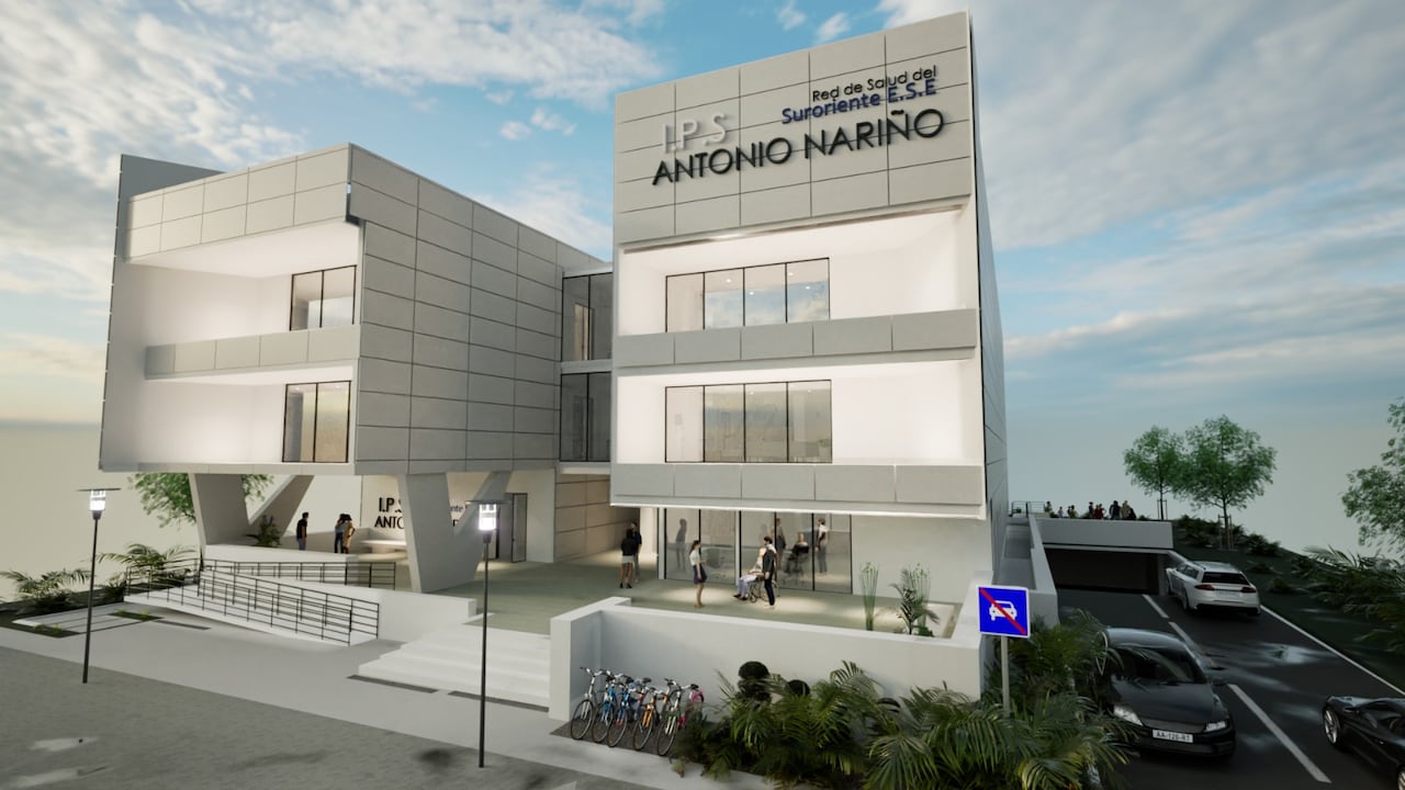 Esta sería la apariencia del Hospital de Antonio Nariño.