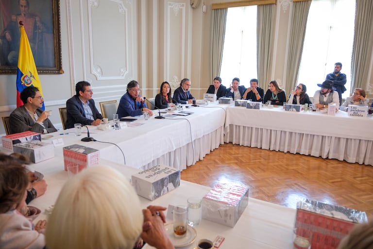 Gustavo Petro sostuvo un encuentro con la bancada del Pacto Histórico en la Casa de Nariño.