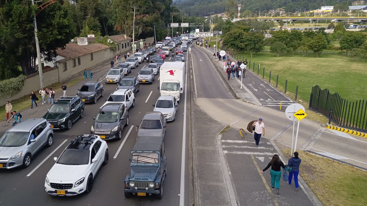 Paro de transportadores en Chia