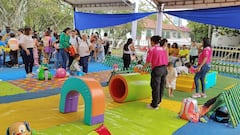 Evento, Festival de la familia, en el lote ubicado en la calle 34 con 2 norte. Recuperado por la alcaldía de Cali.