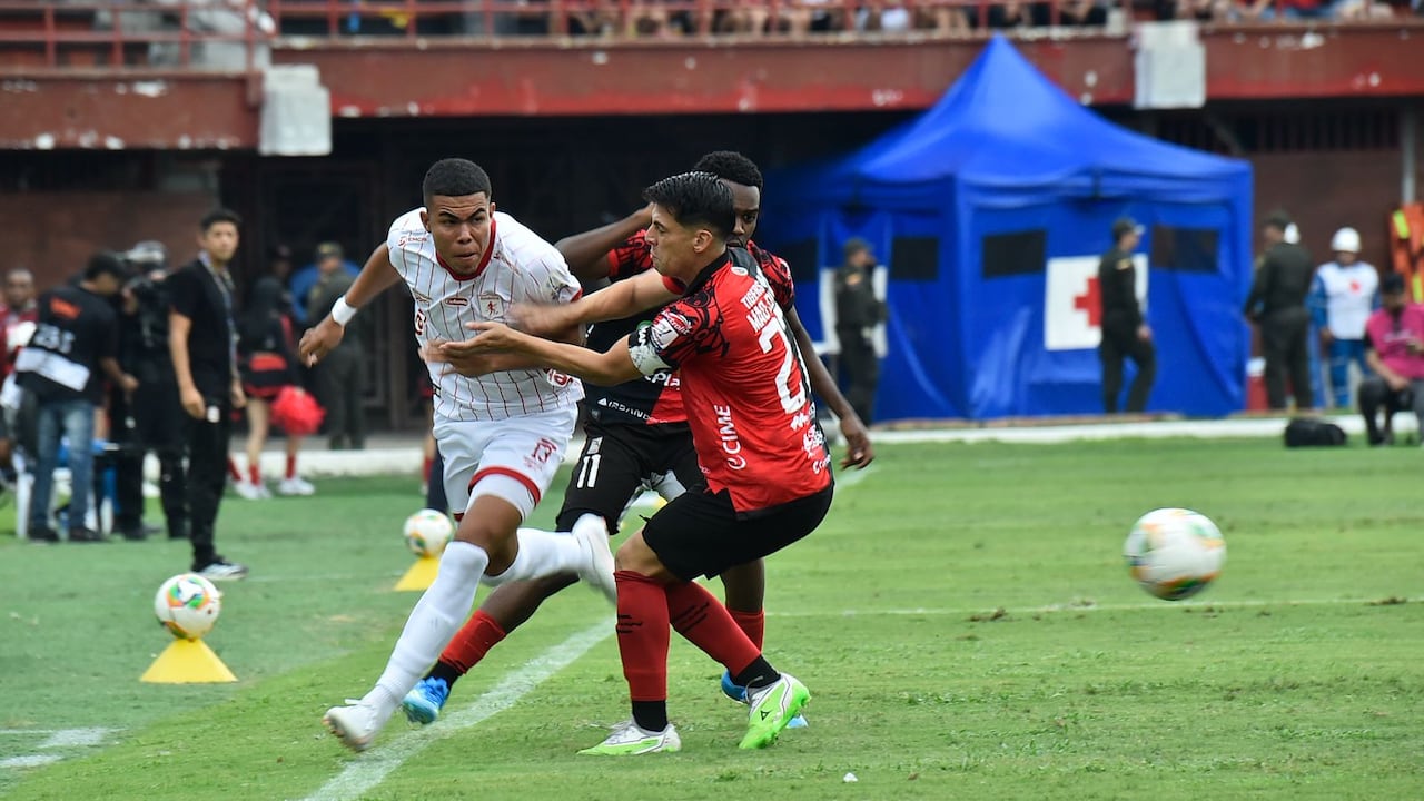 Imagen del partido entre Cúcuta Deportivo y América de Cali por la fecha 16 del primer semestre de la Liga Colombiana 2026.