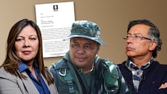 Luz Adriana Camargo, Alexander Díaz Alías Calarcá, Gustavo Petro "