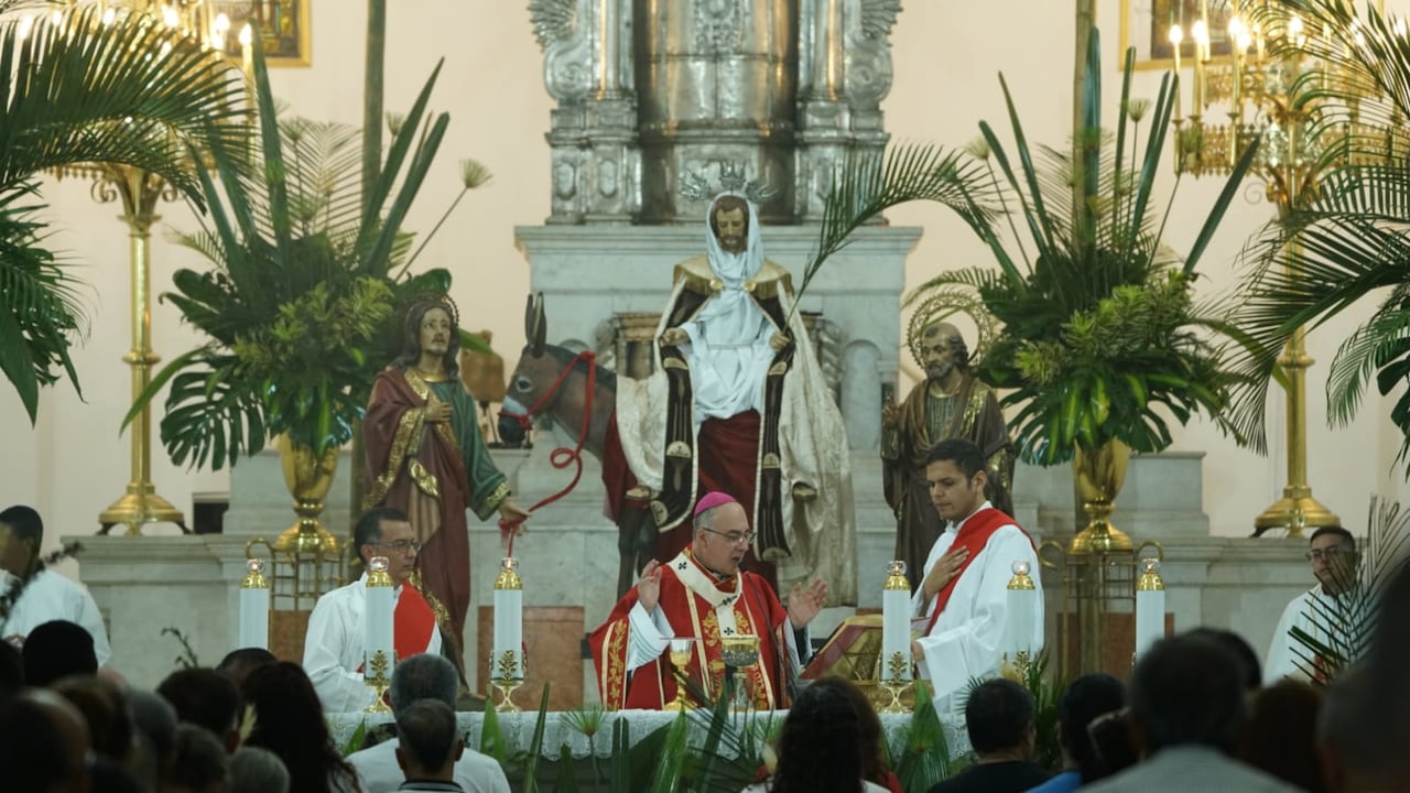 Domingo de Ramos en la Iglesia La Ermita en Cali. 29 de marzo de 2026. Fotos: Jorge Orozco.