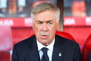 Carlo Ancelotti, DT del Real Madrid.
