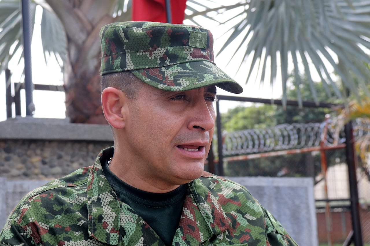 Coronel Juan Mauricio Díaz director nacional de reclutamiento del Ejército Nacional.