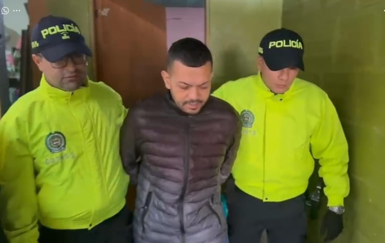 El Costeño fue capturado en la localidad de Engativá, en Bogotá.
