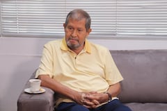 Angelino Garzón ex vice presidente de Colombia y ex ministro de trabajo en entrevistra con Diego Marínez Lloreda director de El País para el programa Al Banquillo con Martillo