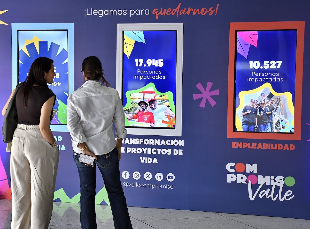 Compromiso Valle. Entrega de resultados del año 2024. Foto: Raúl Palacios / El País.