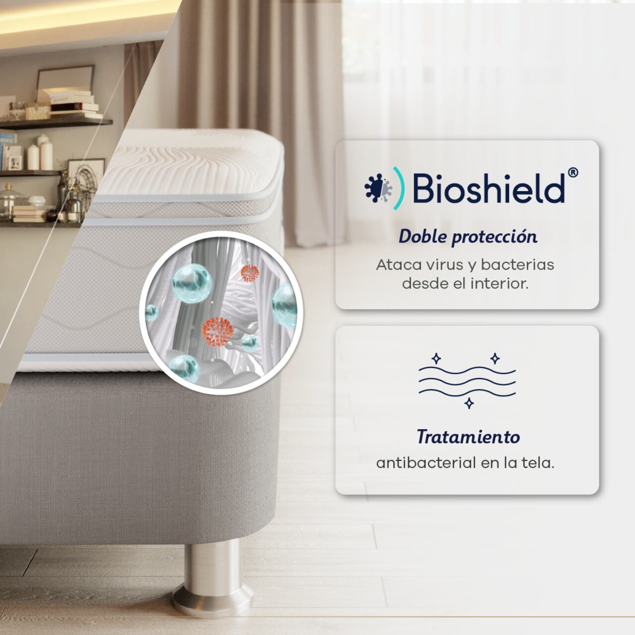 La nueva línea de colchones Silver está cargada de innovación y nanotecnología que se ajusta a las necesidad de todas las personas.