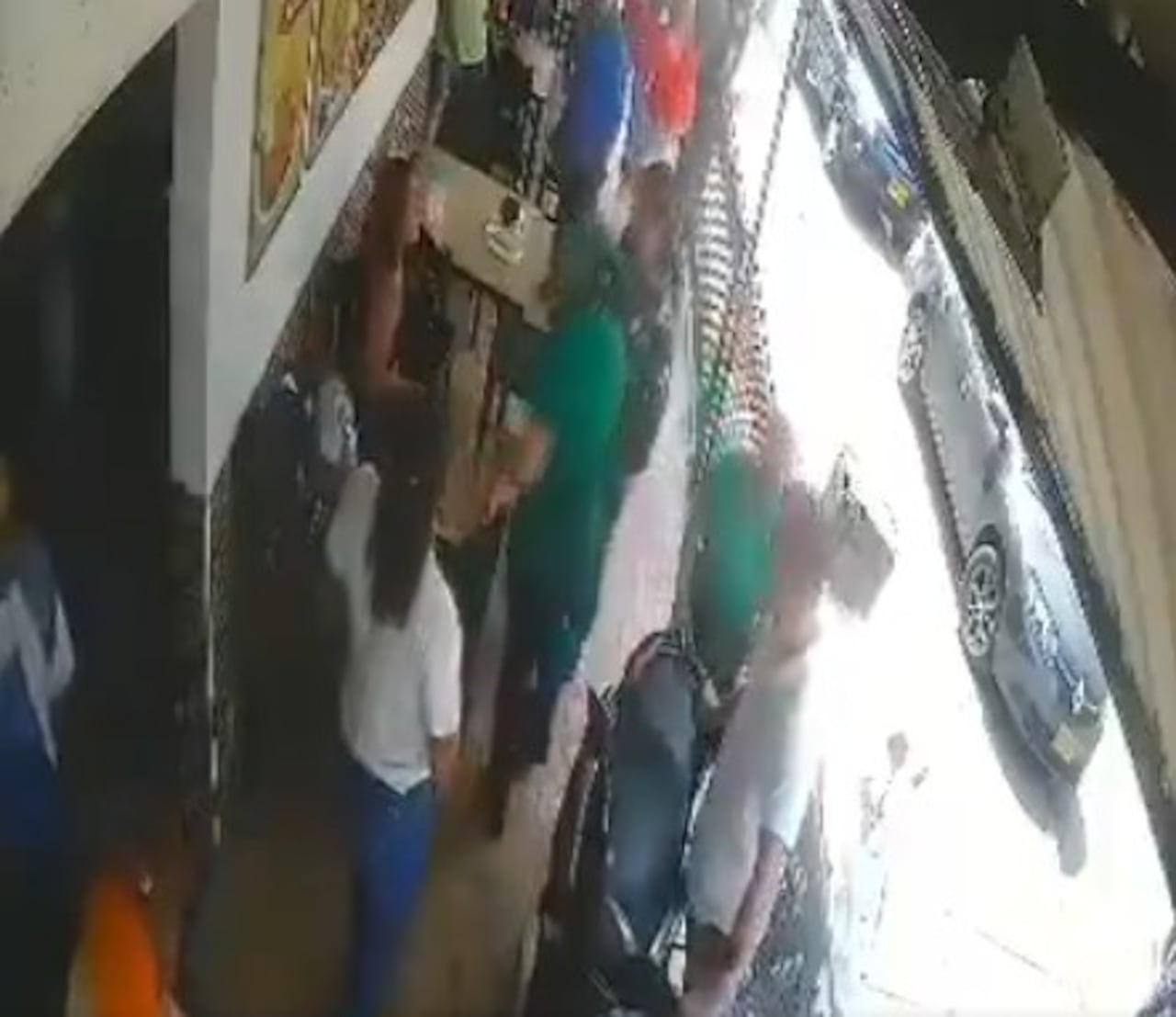 Mujer afectada