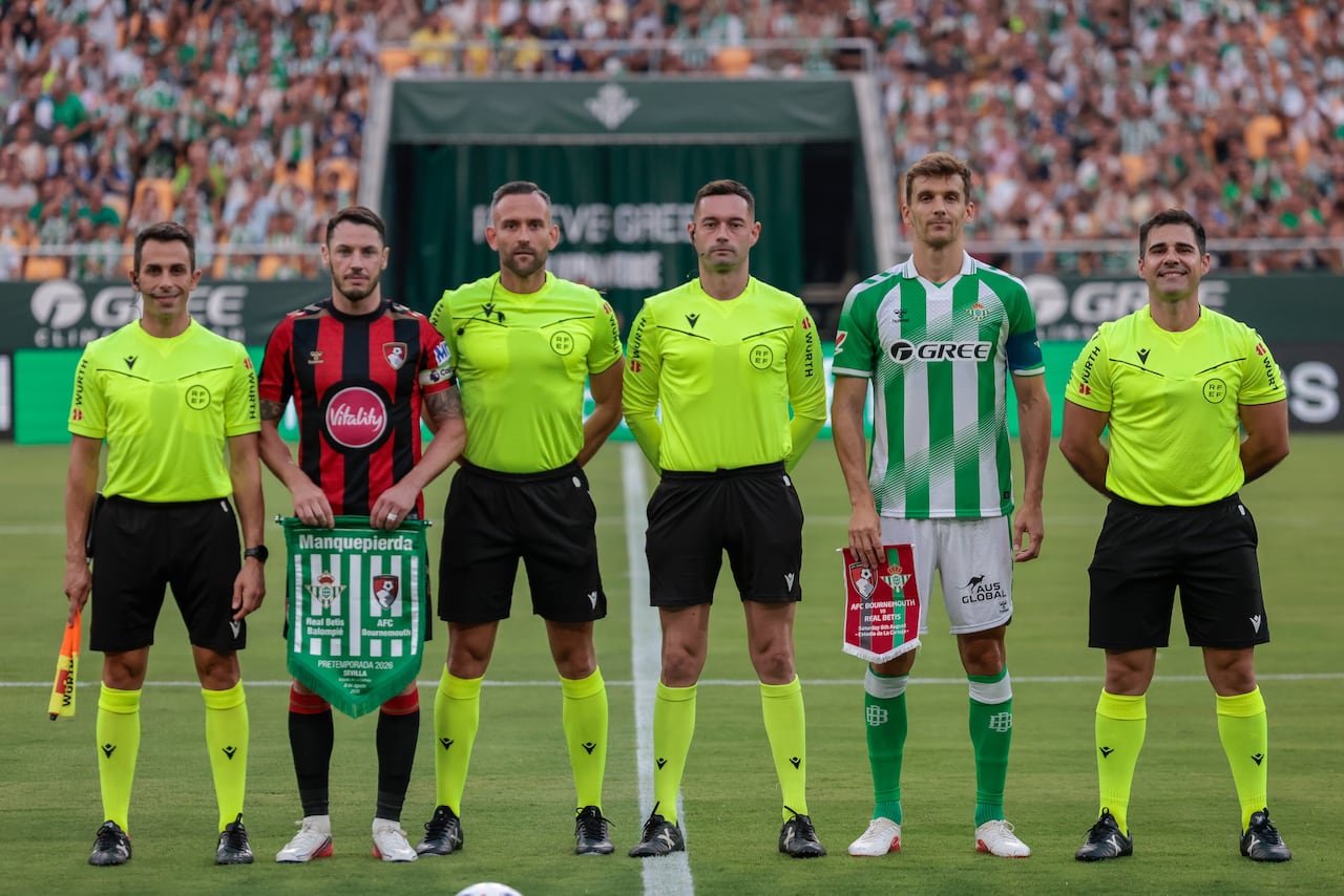 Foto oficial del partido entre Real Betis y Bournemouth.