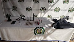 El arsenal fue encontrado en una vivienda del barrio Buenos Aires, en Yumbo.