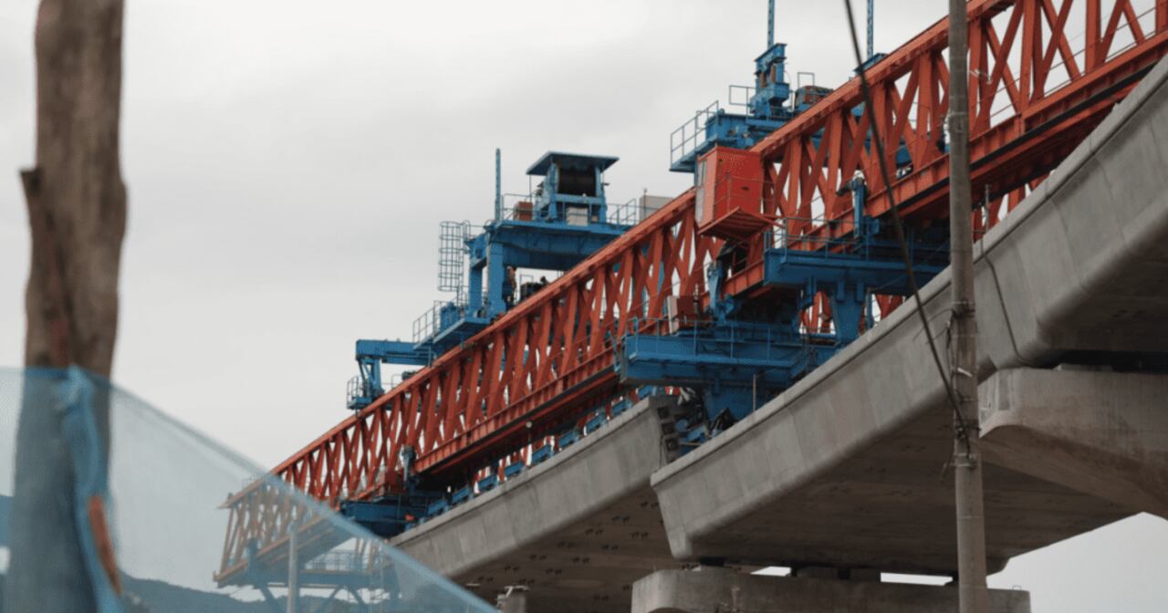 Construcción de la Línea 1 del Metro de Bogotá alcanzó un avance general del 55,42 %.