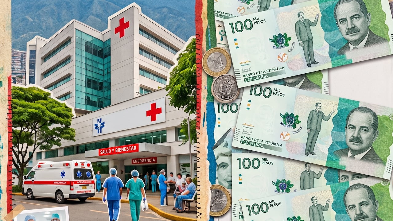 Colombia enfrenta varios líos económicos: el déficit fiscal, la situación de la salud y el futuro energético. Foto generada con Gemini AI