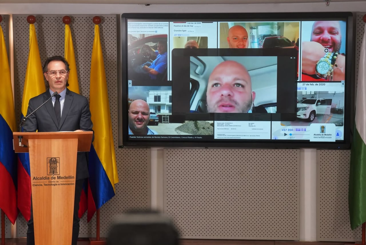 Federico Gutiérrez, alcalde de Medellín, reitera denuncias de corrupción en el periodo Daniel Quintero Calle alcalde.