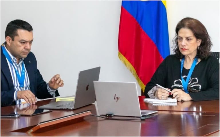 Ministra de Tecnologías de la Información y las Comunicaciones Alexandra Falla.