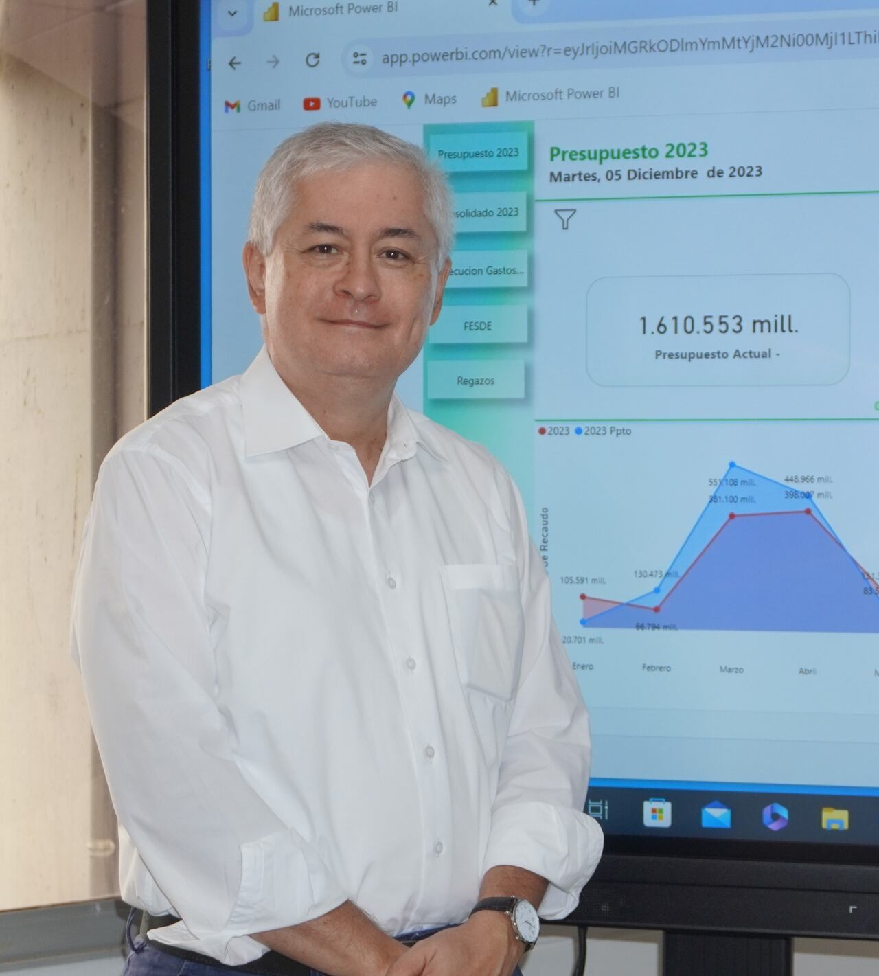 Santiago Hung Duque, director de Hacienda de Cali.