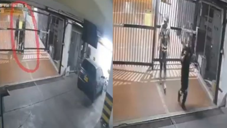 Cámaras captaron a dos hombres robando bicicletas en edificio de Cali