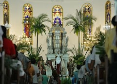 Domingo de Ramos en la Iglesia La Ermita en Cali. 29 de marzo de 2026. Fotos: Jorge Orozco.