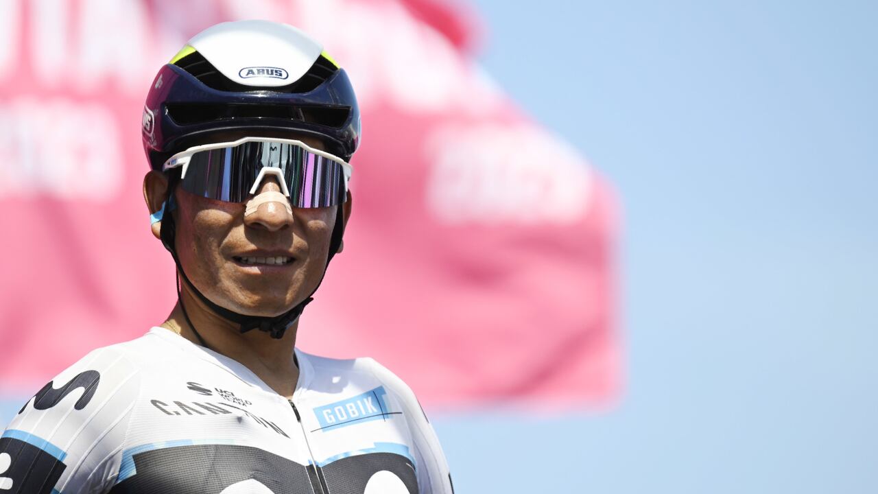 Nairo Quintana durante la edición 108 del Giro de Italia