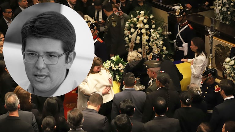 Velorio Miguel Uribe Turbay Bogotá 11 agosto 2025