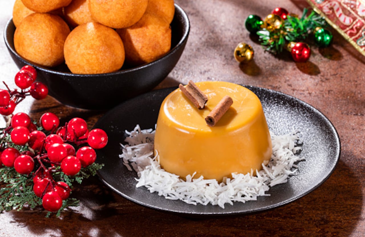 La preparación de las natillas bajas en calorías.