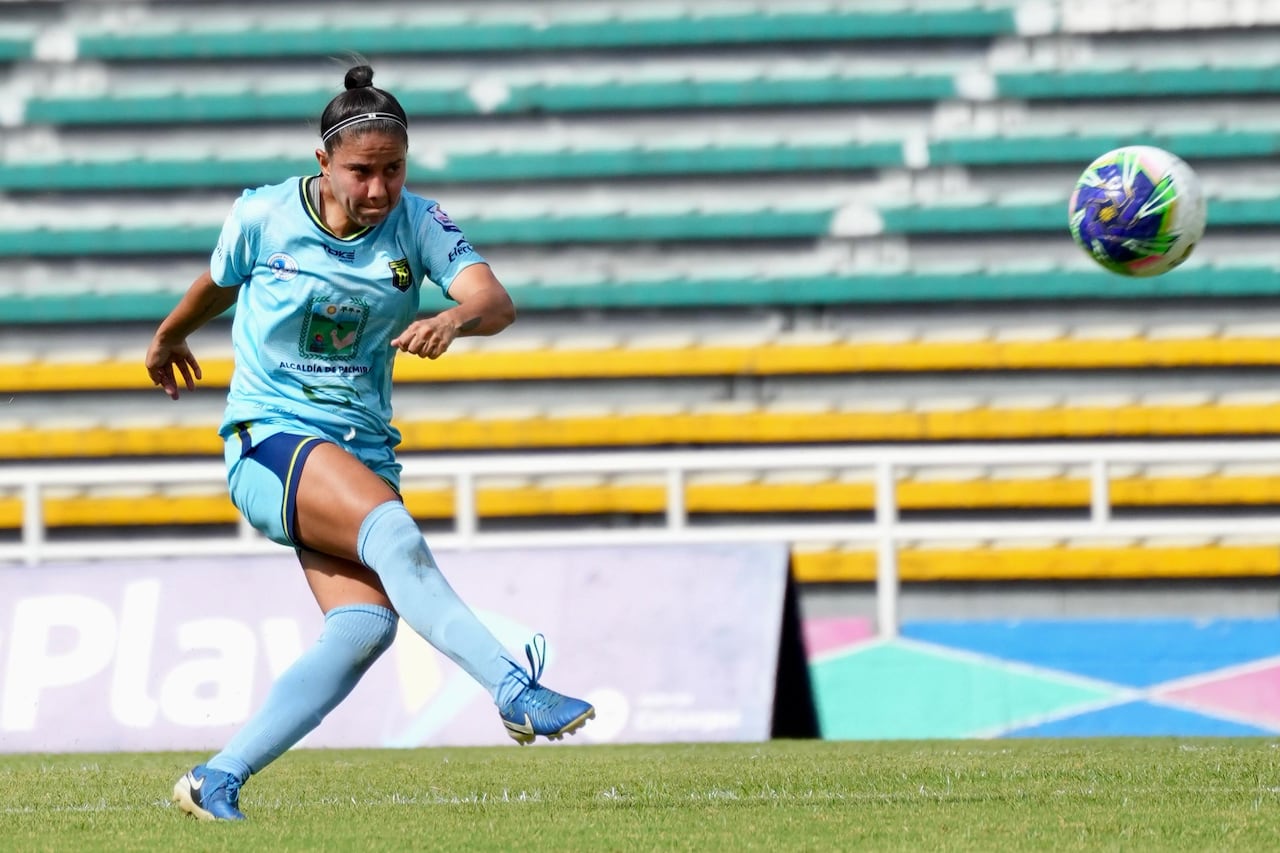 Imagen del partido entre Internacional de Palmira y Millonarios por los cuadrangulares de la Liga Femenina 2026.