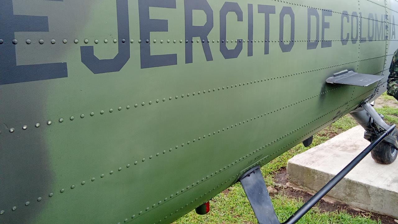 Ejército Nacional. Helicóptero.