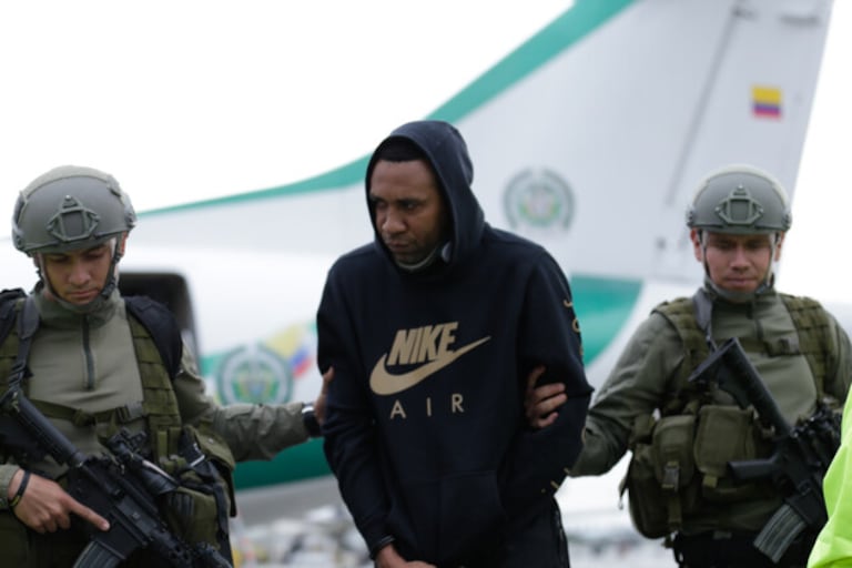 Jhon Viáfara el día de su captura.