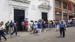 Los pagos de la renta ciudadana en el Banco Agrario en Cali se están haciendo por medio de pico y cédula.
