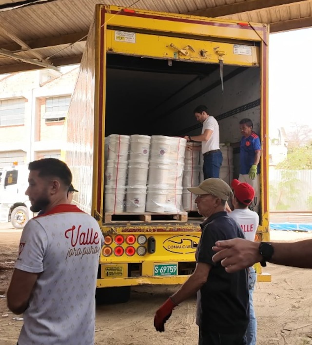 Ayuda humanitaria proveniente de Guatemala.