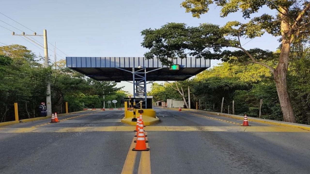 Peaje La Caimanera, en Sucre.