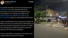 Alejandro Eder, rechaza atentado con explosivo contra medio de comunicación en Cali, y anuncia persecución de los responsables.