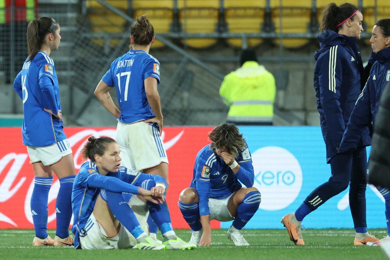 Las jugadoras italianas quedaron aburridas luego de ser eliminadas del Mundial Femenino 2023.