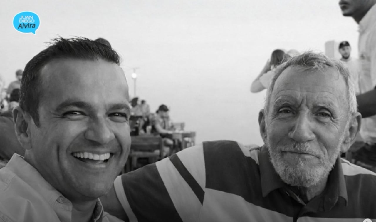 Juan Diego Alvira habló por primera vez, tras el fallecimiento de su padre.