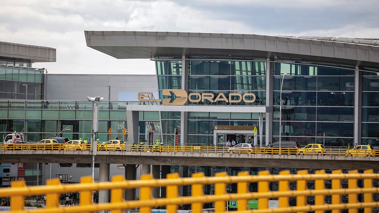 Panorámica del aeropuerto internacional El Dorado