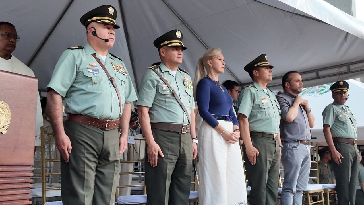 Toma de posesión de los nuevos comandantes de la Policía de Cali y el Valle del Cauca.