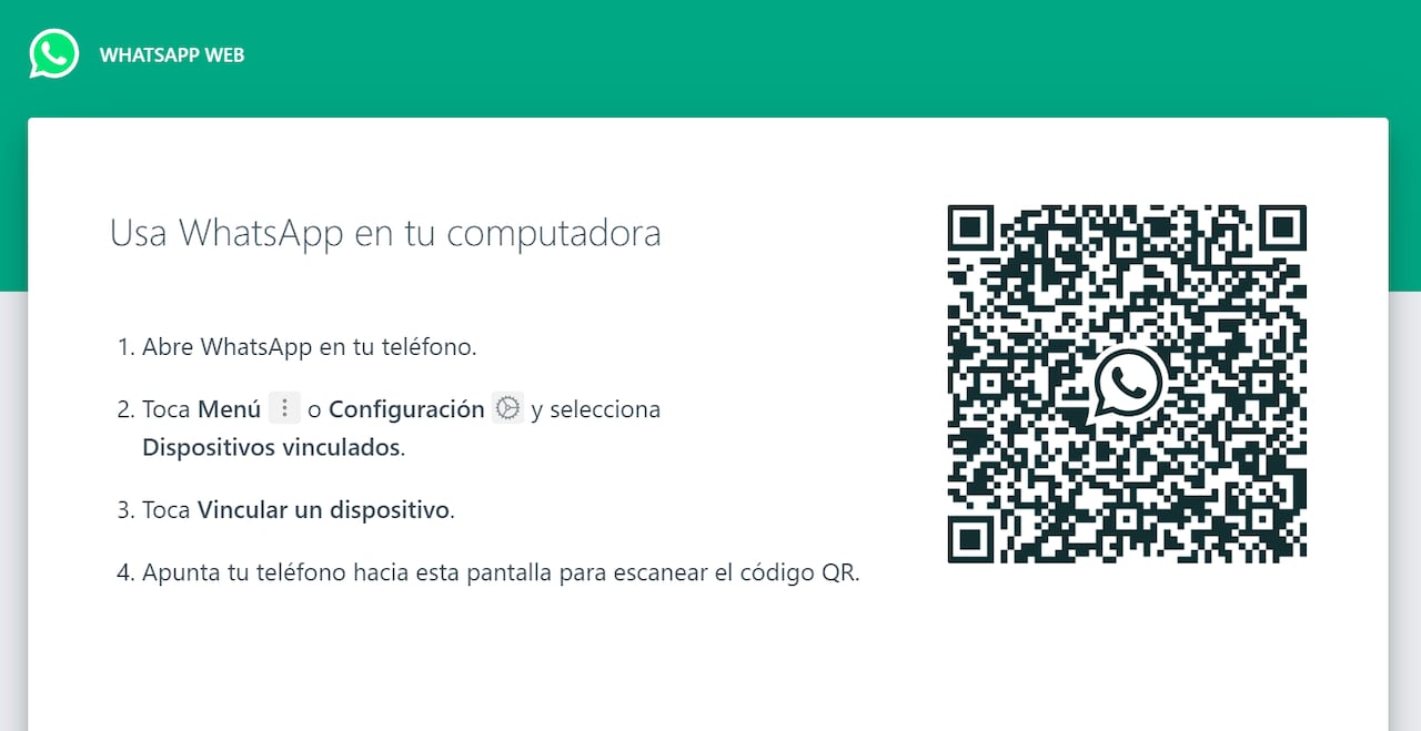 El código de WhatsApp Web que permite vincular