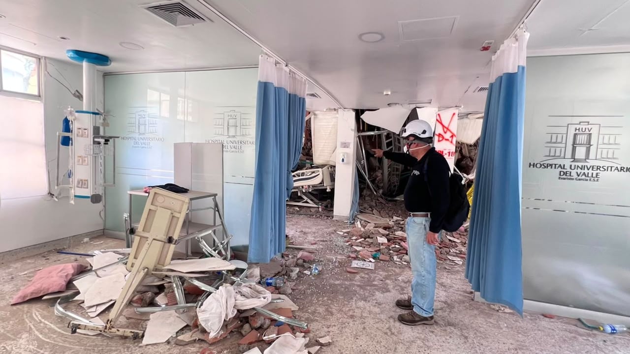 Terremoto en Cali, Hospital Universitario del Valle