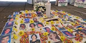 Fotos de personas reportadas como desaparecidas en Colombia.