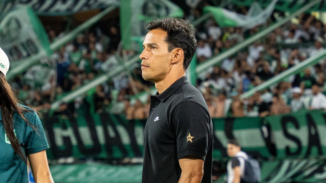 Diego Arias, director técnico de Atlético Nacional.