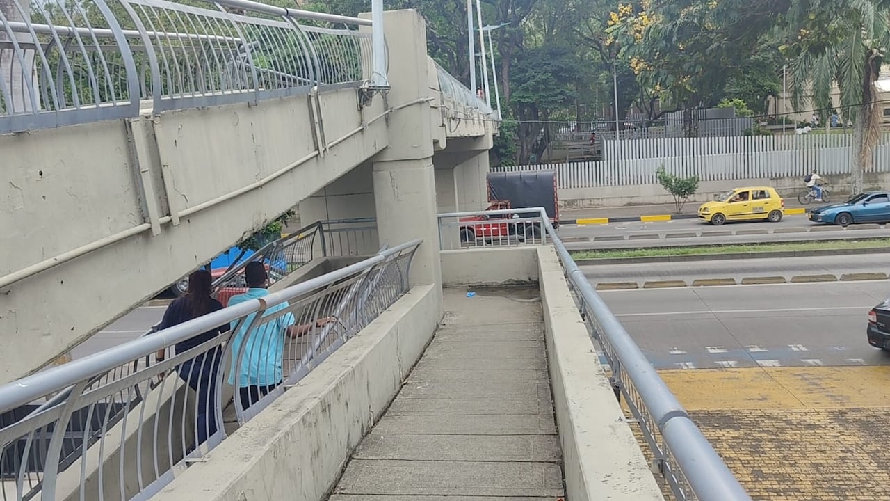 Tras la denuncia publicada por El País, la UAESP realizó labores de lavado, pintura y recuperación en dos puentes peatonales de la Calle 5.