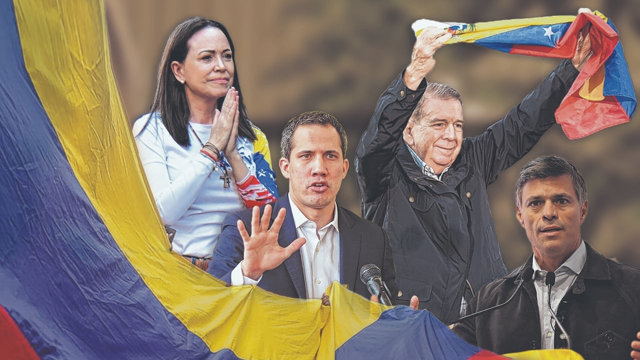 Los cuatro referentes más visibles de la oposición venezolana: María Corina Machado, Edmundo González, Leopoldo López y Juan Guaidó, tienen hoy líneas de acción complementarias desde la clandestinidad, el exilio y la diplomacia internacional para presionar una transición política en Venezuela.