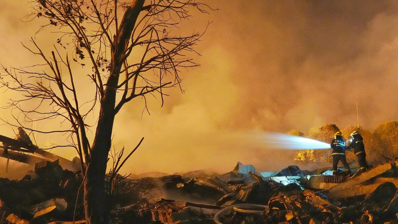 Explosión en China