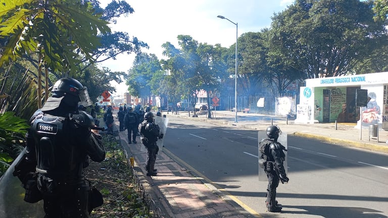 Disturbios en la Universidad Pedagógica
