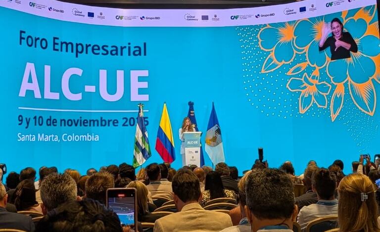 La ministra de Comercio, Diana Marcela Morales, abrió el Foro Empresarial de la Celac.