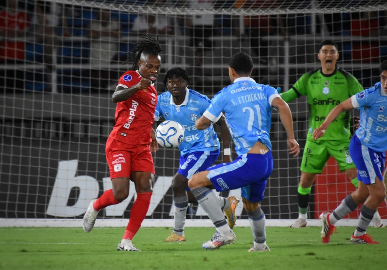 Imagen del partido entre América de Cali y Macará por la fecha 6 del Grupo A de la Copa Sudamericana 2026.